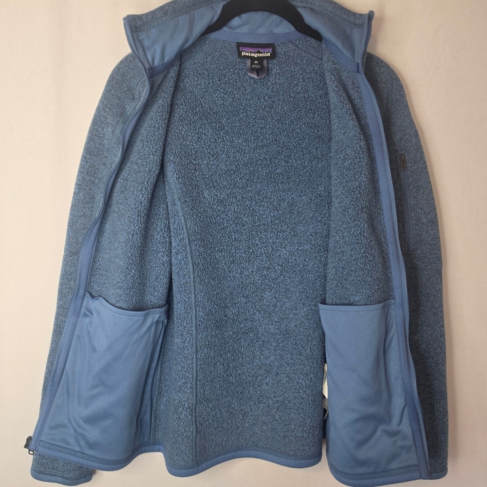 Patagonia Better Sweater Full Zip Jacket Blue Heather Fleece XS 25542 - Picture 3 of 14